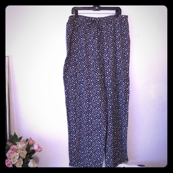Basic Editions Other - Basic Editions Floral Pajamas Pants